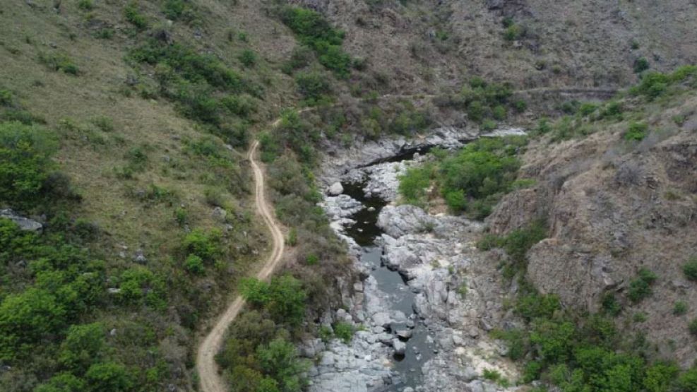 Rio Anisacate, bajante