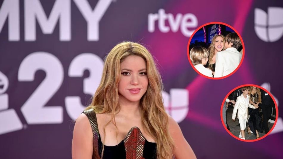 Los looks de Sasha y Milán Piqué, los hijos de Shakira, en los Latin Grammy 2023