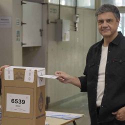 BALOTAJE-JORGE MACRI-VOTO El jefe de Gobierno porteño electo, Jorge Macri, pidió que haya paz y tranquilidad | Foto:telam