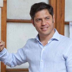 BAIRES, NOVIEMBRE 19: El gobernador de la provincia de Buenos Aires, Axel Kicillof, emite su voto. | Foto:na