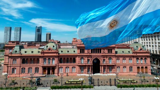 Casa Rosada in Buenos Aires, Argentina stock