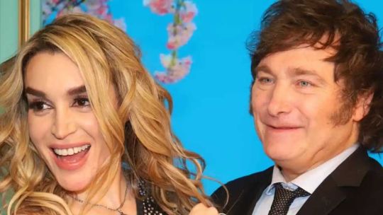 Fátima Flórez y Javier Milei