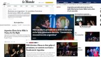 Triunfo de Javier Milei en la prensa internacional