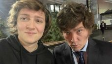 Iñaki Gutiérrez y Javier Milei 20231120