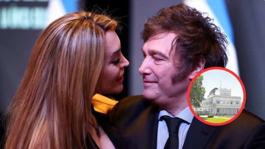 Fátima Florez y Javier Milei