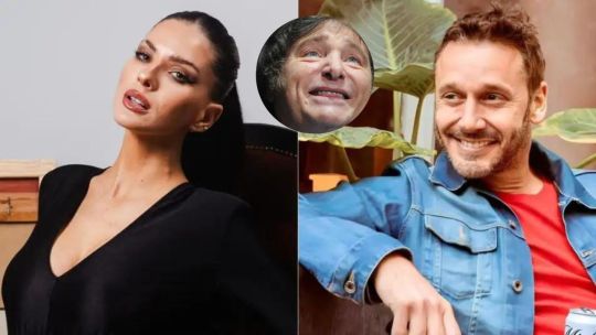LA CHINA SUÁREZ, JAVIER MILEI Y BENJAMÍN VICUÑA