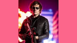 Javier Milei a lo Terminator