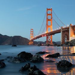Imagen del puente Golden Gate, en San Francisco, California, Estados Unidos. | Foto:Xinhua/Li Jianguo