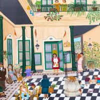 Lidia Papic: Artista naif con estilo propio