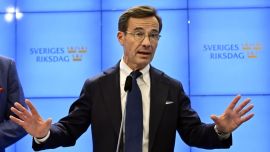 El primer ministro sueco Ulf Kristersson
