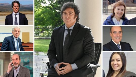Names from Javier Milei's future Cabinet.