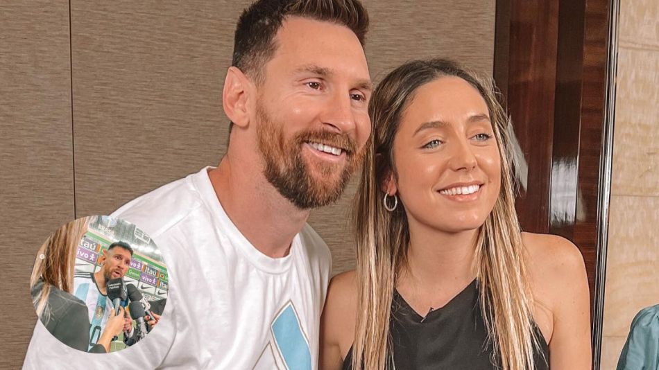 Lionel Messi y Sofía Martínez