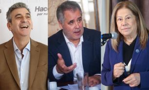 Florencio Randazzo, Topo Rodriguez y Graciela Camaño