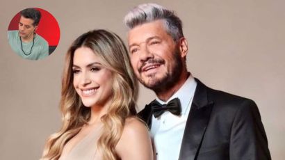 Marcelo Tinelli y Milett Figueroa 