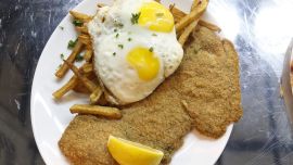 Milanesas de La Capitana.