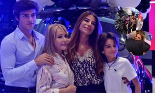La emotiva celebración de Zulemita Menem junto a sus hijos, Luca y Malek