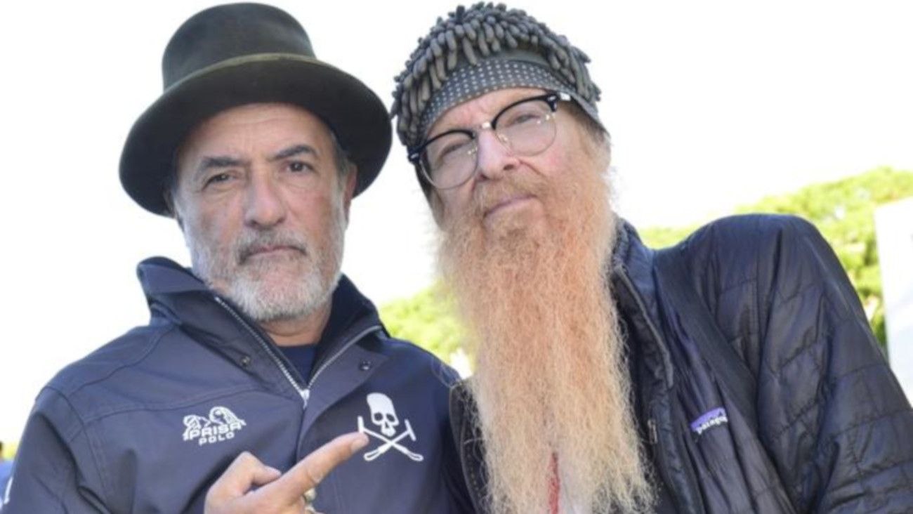 Billy Gibbons y Jorge Corcho Rodríguez. 
