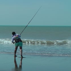 Buena pesca en uno de los clásicos torneos que tiene la costa bonaerense. (Foto: Omar Calafate). 