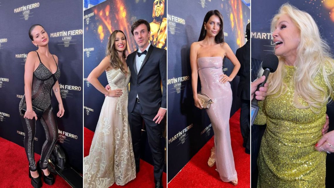 From Pampita to Susana Giménez, the best and worst looks at the Martín Fierro Latino Miami