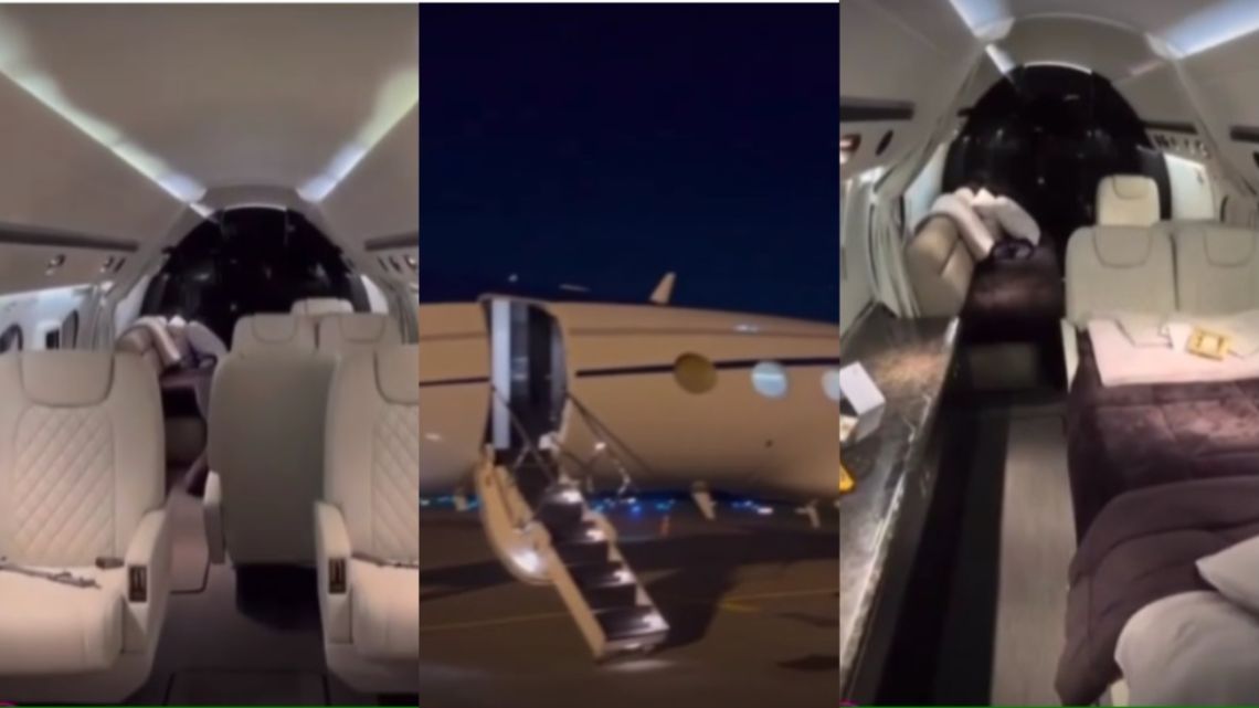 Cómo es el avión privado que alquiló Javier Milei para ir a Estados Unidos  | Perfil