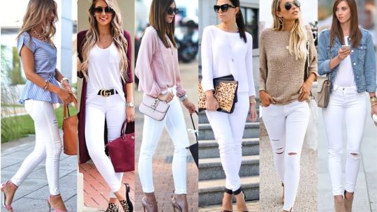Los mejores outfits para convertir tu jean blanco en la prenda comodín de  esta temporada