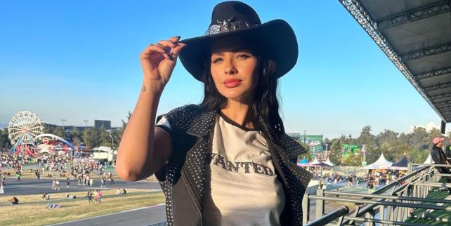 En México, la China Suárez se luce con un estilo vaquero y apuesta a la tendencia del jeans con strass