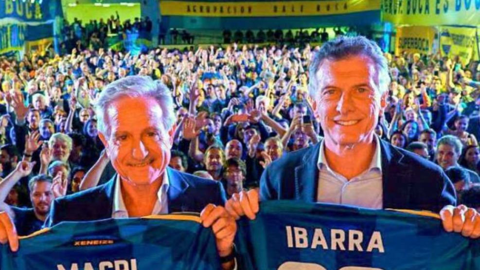 Andrés Ibarra junto a Mauricio Macri