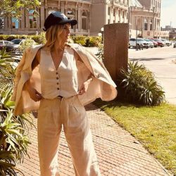 Mery del Cerro nos enseña cómo adaptar un traje de tres piezas a un look casual 