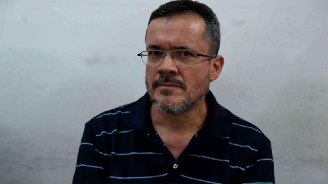 Double parricide : Martín Del Río a quitté la prison pour la première fois et n’a pas dit un mot