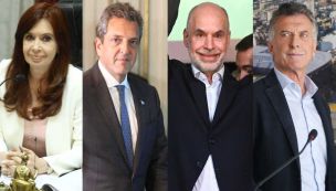 Cristina Kirchner, Sergio Massa, Horacio Rodríguez Larreta y Mauricio Macri 20231129