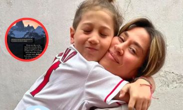 Jimena Barón y su hijo Momo