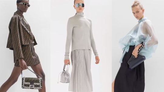 Fendi se suma a la fiebre de brillos y plata, en una nueva versión de sus accesorios que vas a querer lucir esta Navidad