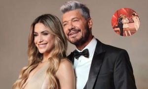 Marcelo Tinelli y Milett Figueroa