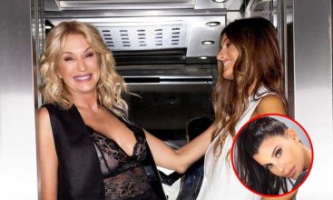 Yanina y Lola Latorre con Charlotte Caniggia.