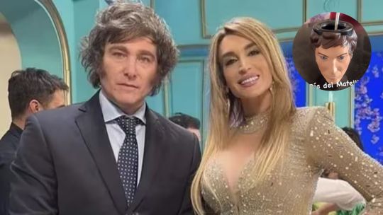 Fátima Florez y Javier Milei