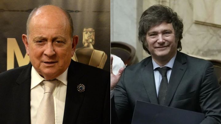 Chiche Gelblung y Javier Milei