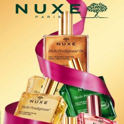  Huile Prodigieuse de Nuxe ofrece variedad de opciones para el cuidado del rostro, cuerpo y cabello.