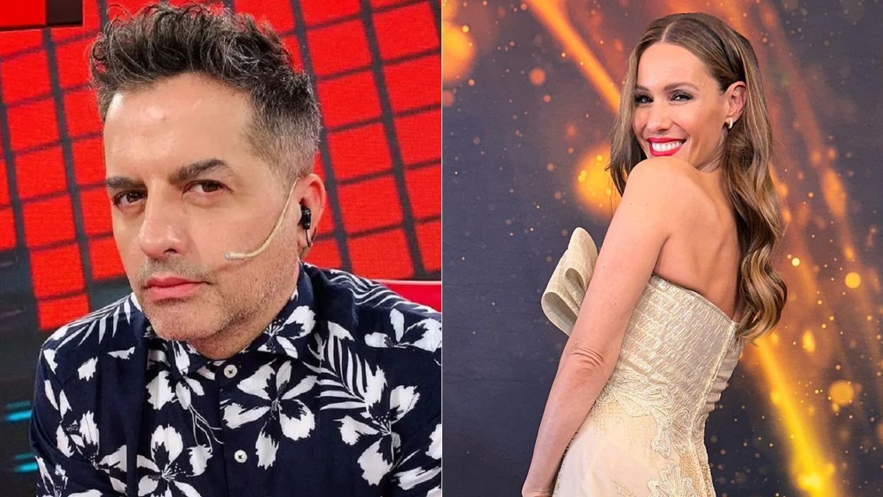 El picante cruce de Pampita con Ángel De Brito en la pista del Bailando  2023: 