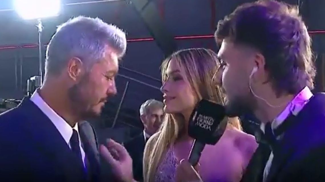 Marcelo Tinelli y Milett Figueroa enamorados en los Martín Fierro de la Moda Sentí que nos