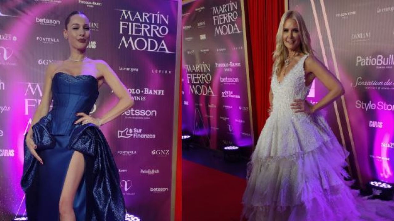 Martín Fierro de la moda los mejores looks de la alfombra roja de esta