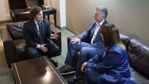 Milei, Macri y Bullrich 20231202