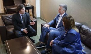 Milei, Macri y Bullrich 20231202