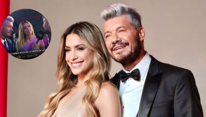 Marcelo Tinelli y Milett Figueroa