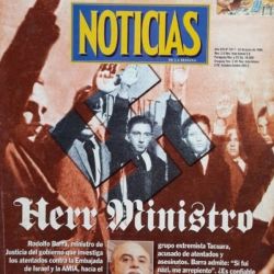 The Noticias front-cover that featured the Rodolfo Barra investigation.