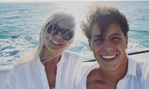 Máximo Menem y Cecilia Bolocco