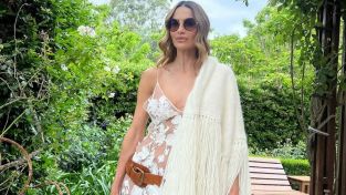 María Vazquez deslumbró con un look boho chic para la final del Abierto Argentino de Polo