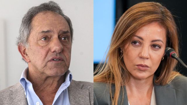 Daniel Scioli y Flavia Royon