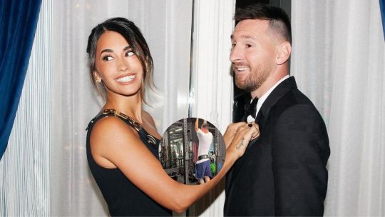Antonela Roccuzzo mostró el tremendo entrenamiento al que se sometió Leo Messi