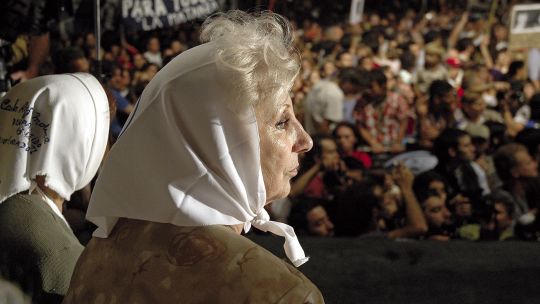 Estela de Carlotto: “No aceptamos un disimulo de democracia”