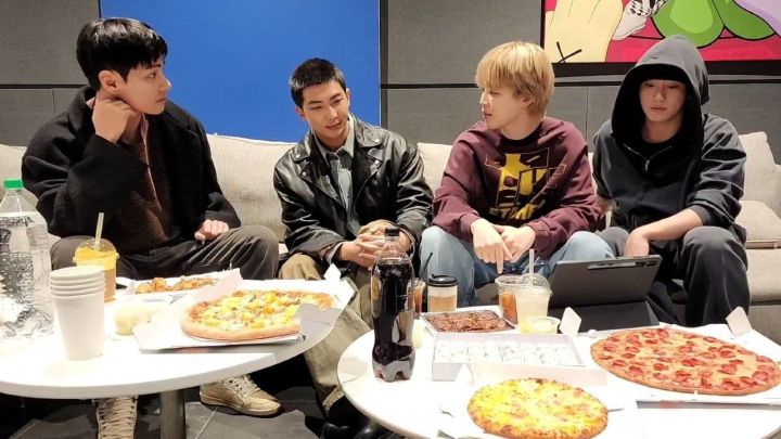 V, RM, Jimin y Jungkook